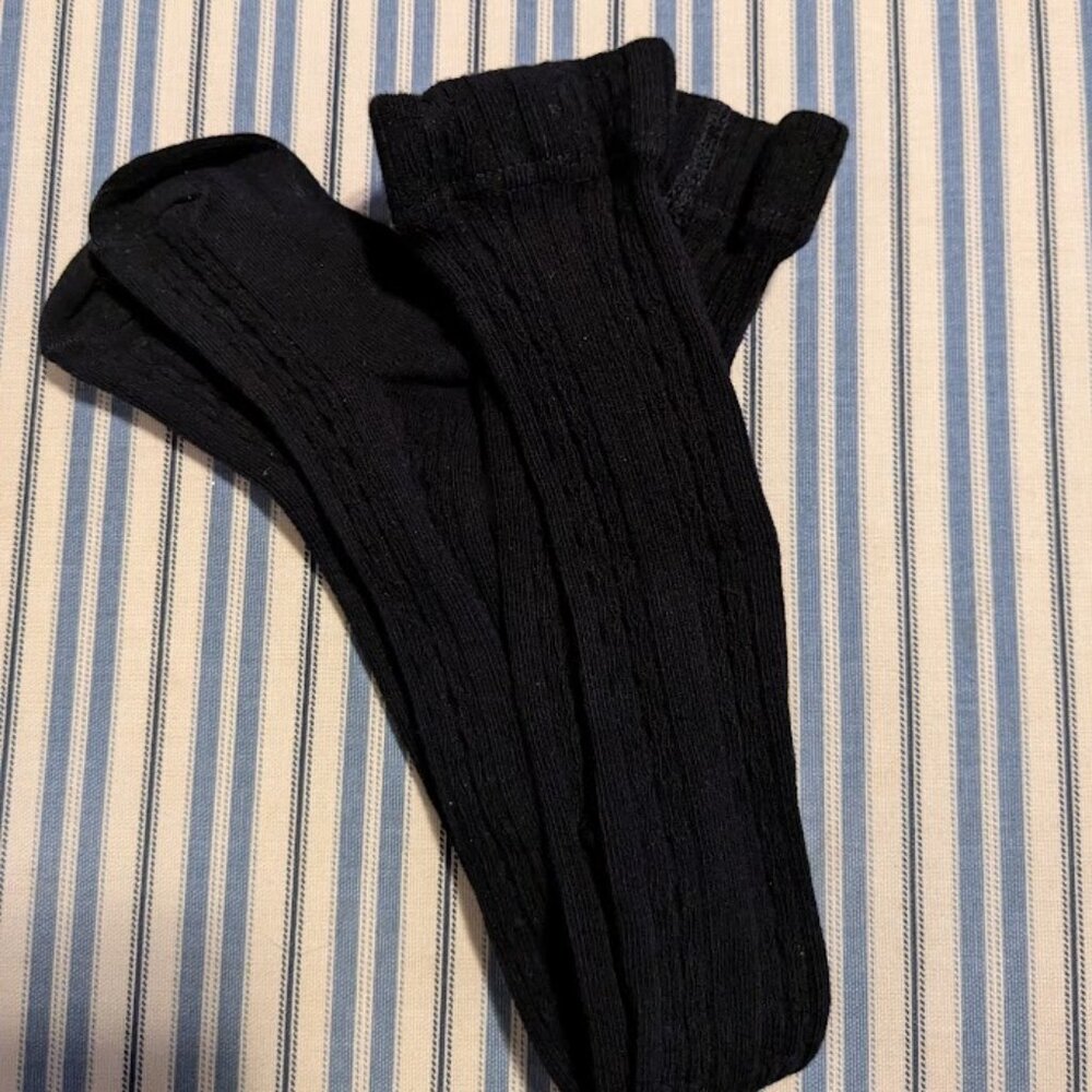 2 For $5! NWOT Kid's Next Brand Ribbed Knit Sweater Tights, fits age 2-3 years